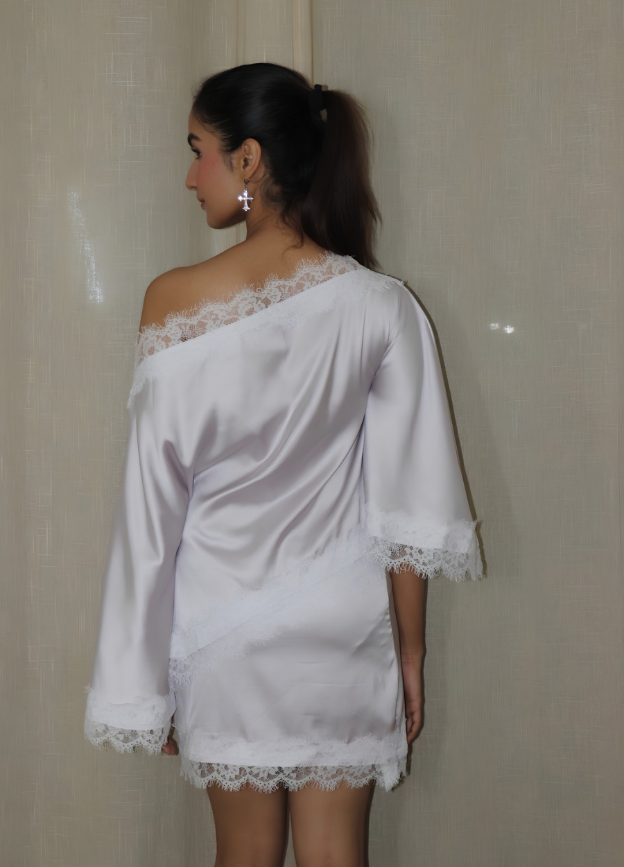 PARIS LACE SILVER SET