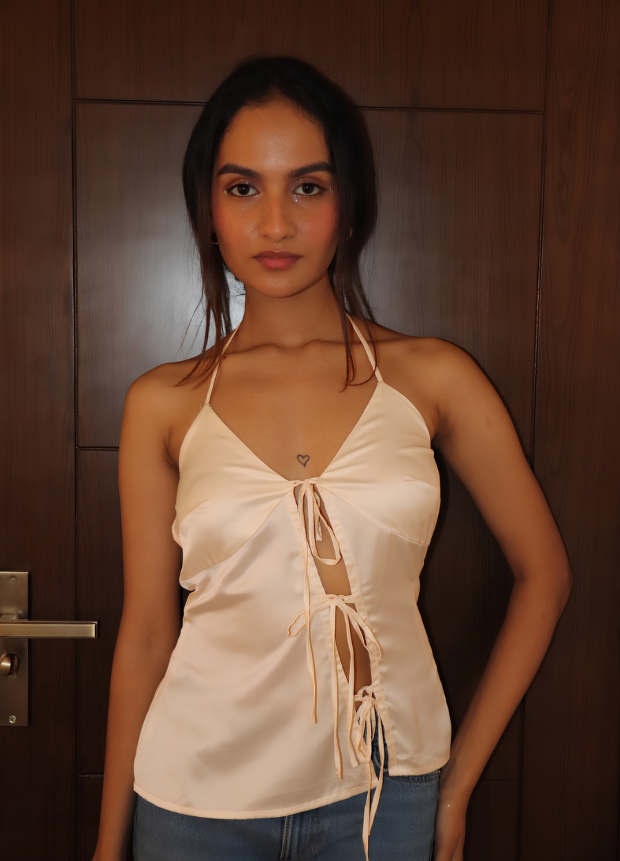 VIVIENE TIE-UP TOP