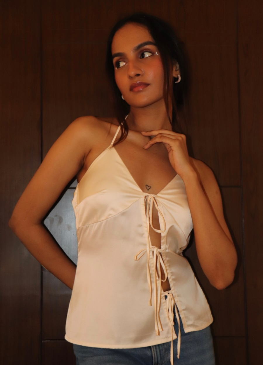 VIVIENE TIE-UP TOP