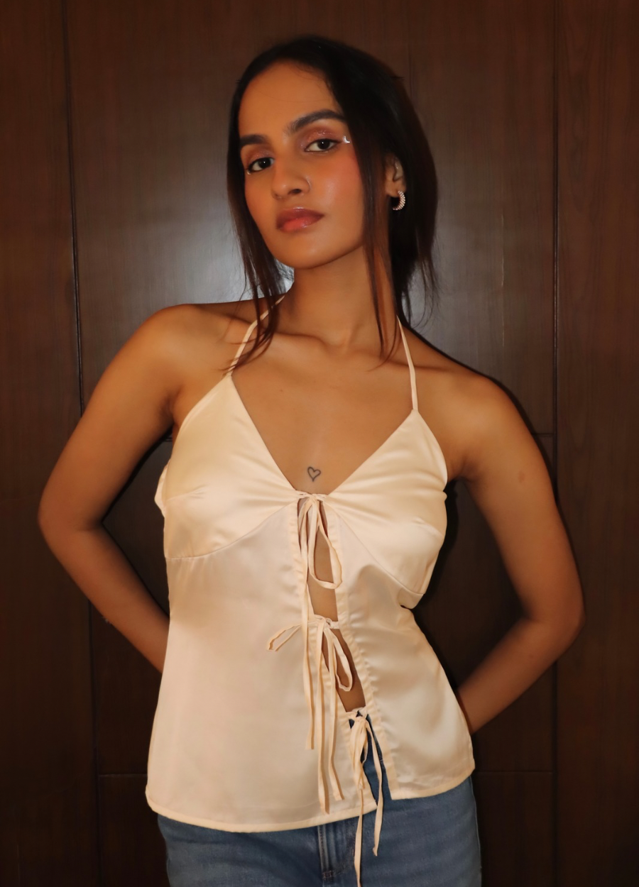 VIVIENE TIE-UP TOP